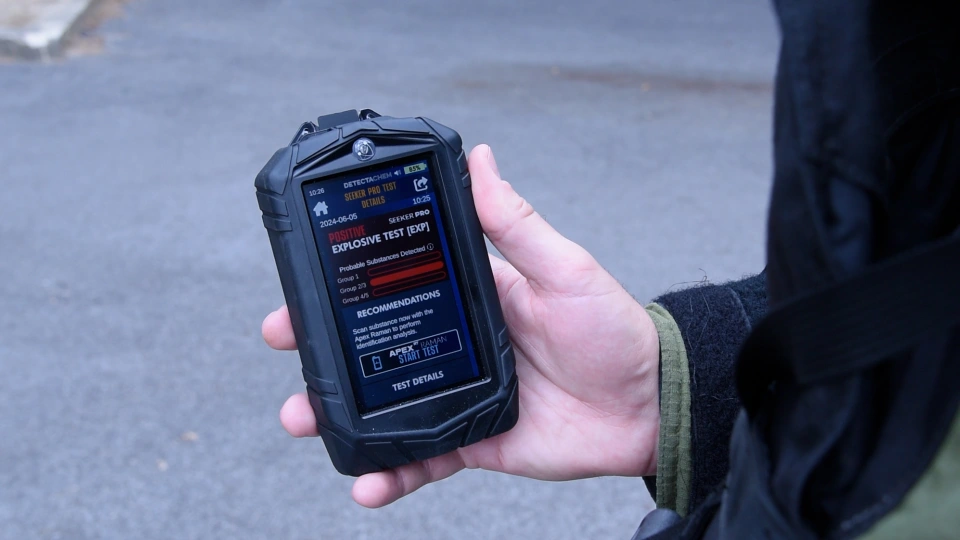 EOD SEEKER Pro Positive Group 2&3 Explosive Result